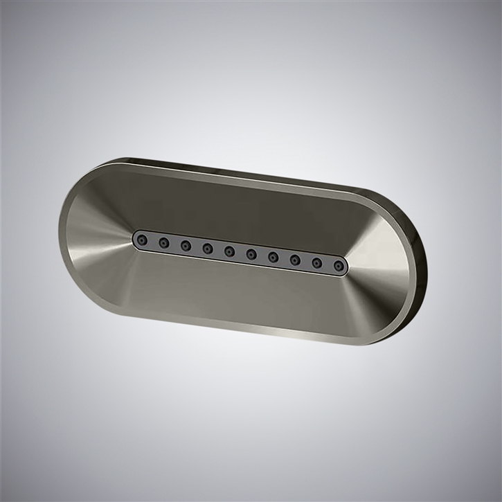 Fontana Spello Gun Metal Gray Wall Mount Luxury Massage Jetted Body Spray