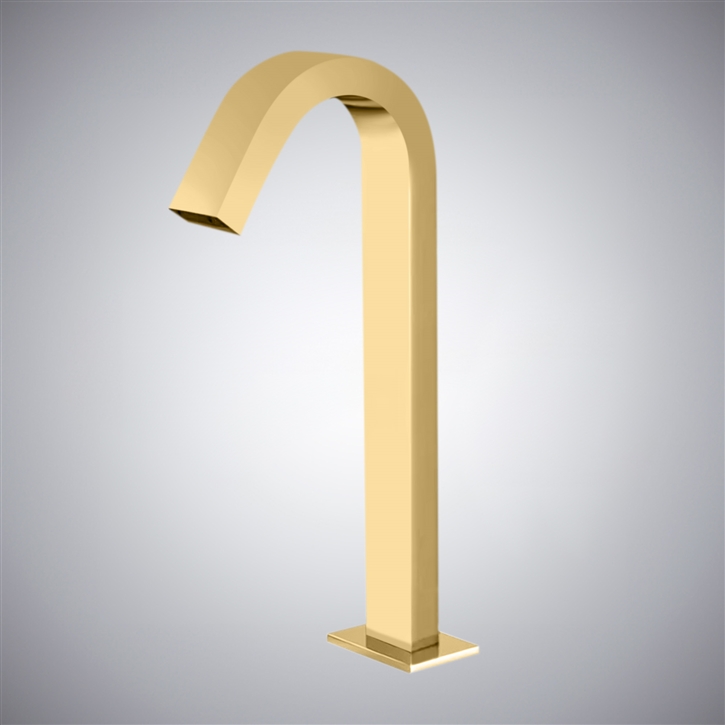 Fontana Tafalla Brushed Gold Automatic Sensor Basin Faucet