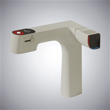 Fontana Fene Brushed Nickel Pull-Out LED Digital Basin Faucet