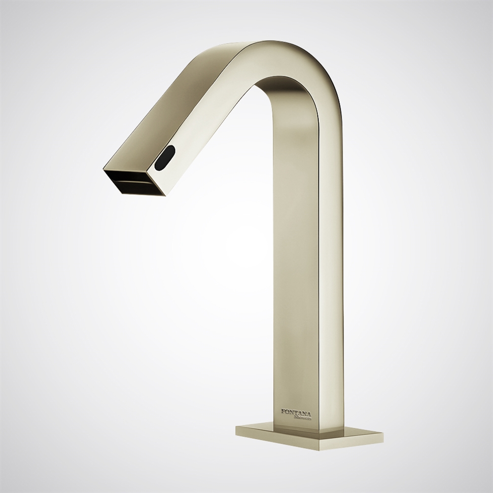 FontanaVolaris Champagne Smart Automatic Sensor Basin Faucet