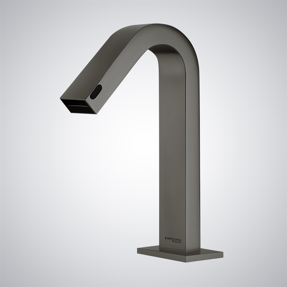 FontanaQuorra Gun Metal Gray Automatic Sensor Sink Faucet