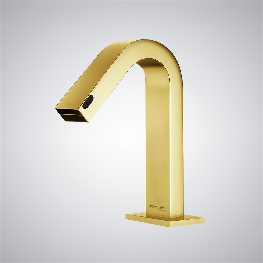 Fontana Thrylos Classic Gold Automatic Sensor Basin Faucet