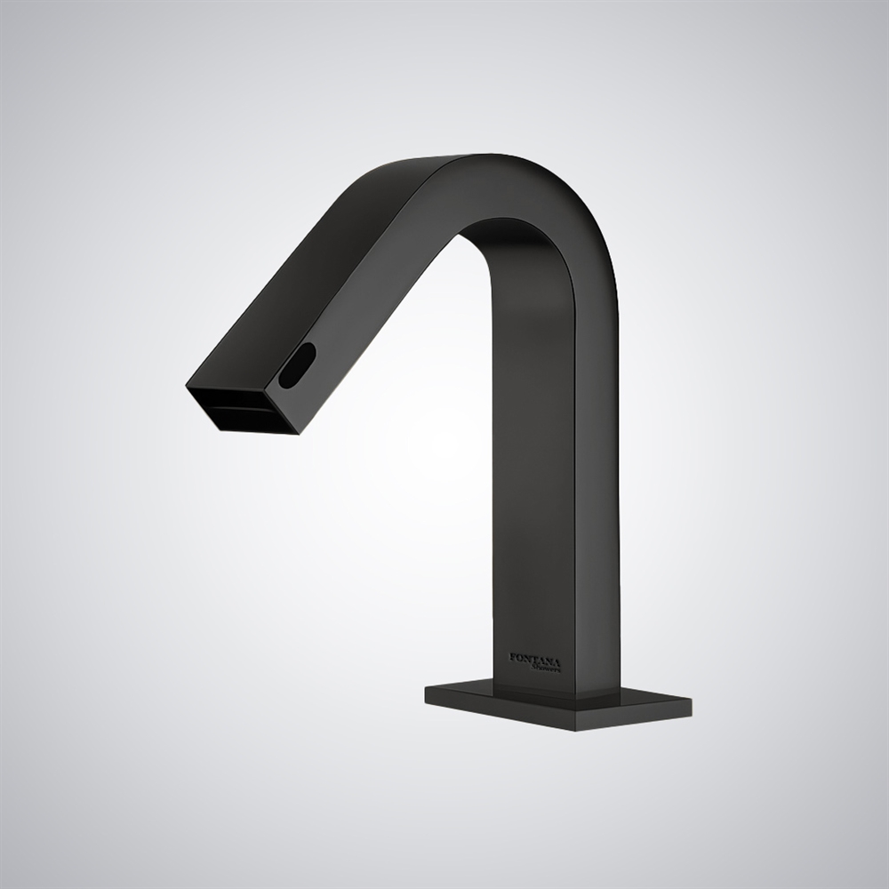 Fontana Eloria Matte Black Automatic Sensor Basin Faucet