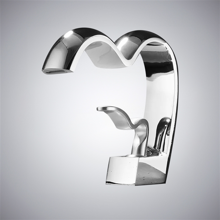 Fontana Lentini Chrome Hot And Cold Luxury Basin Faucet