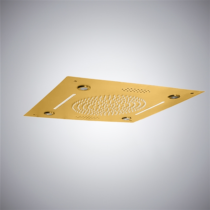 Fontana Bevagna Gold Music Luxury LED Shower Head