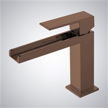 Fontana Seyne Oil Rubbed Bronze Waterfall Thermostatic Basin Faucet