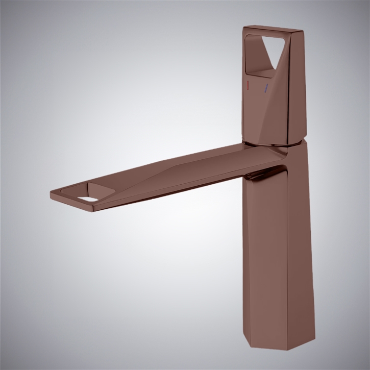 Fontana Ghedi Oil Rubbed Bronze Deck Mounted Thermostatic Sink Faucet