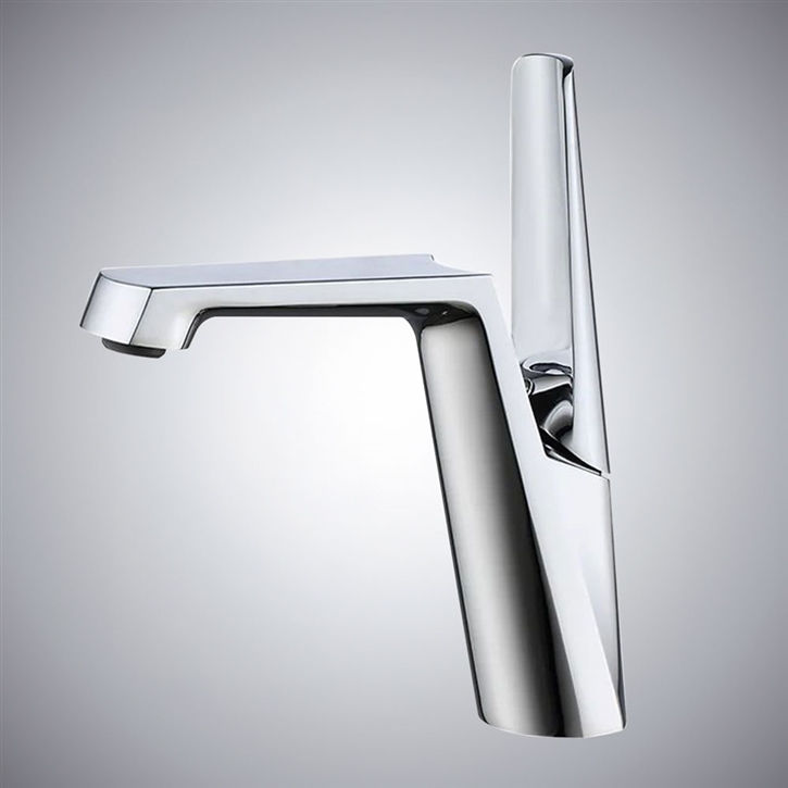 Fontana Quevilly Chrome Hot And Cold Bathroom Sink Faucet