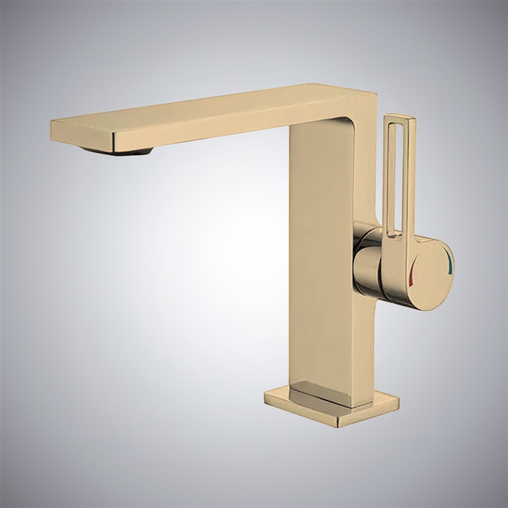 Fontana Neuilly Champagne Digital Thermostatic Basin Faucet