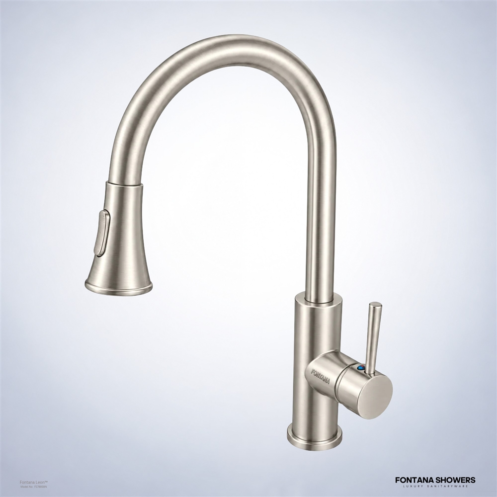Brushed Nickel Pull-Down Faucet