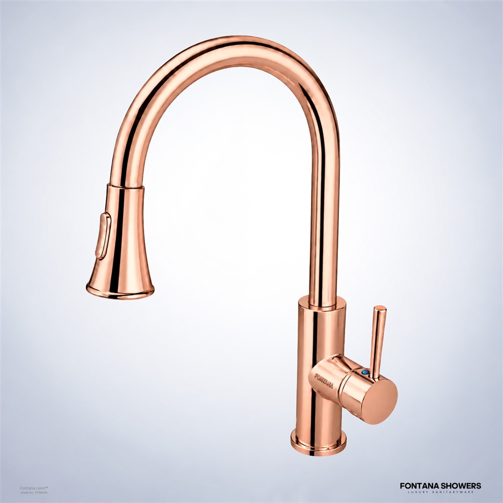 Rose Gold Pull-Down Faucet