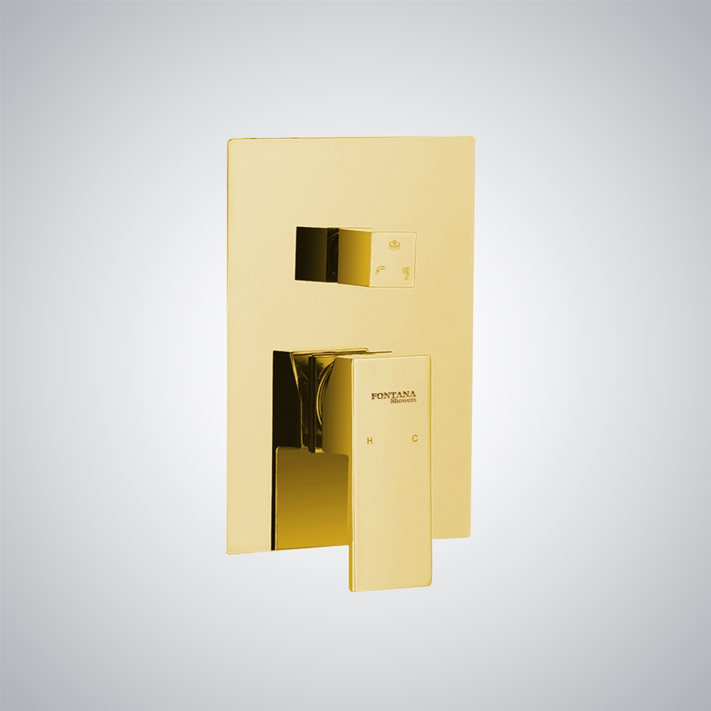 Fontana Bacoli Gold Multifunction Luxury Shower Mixer