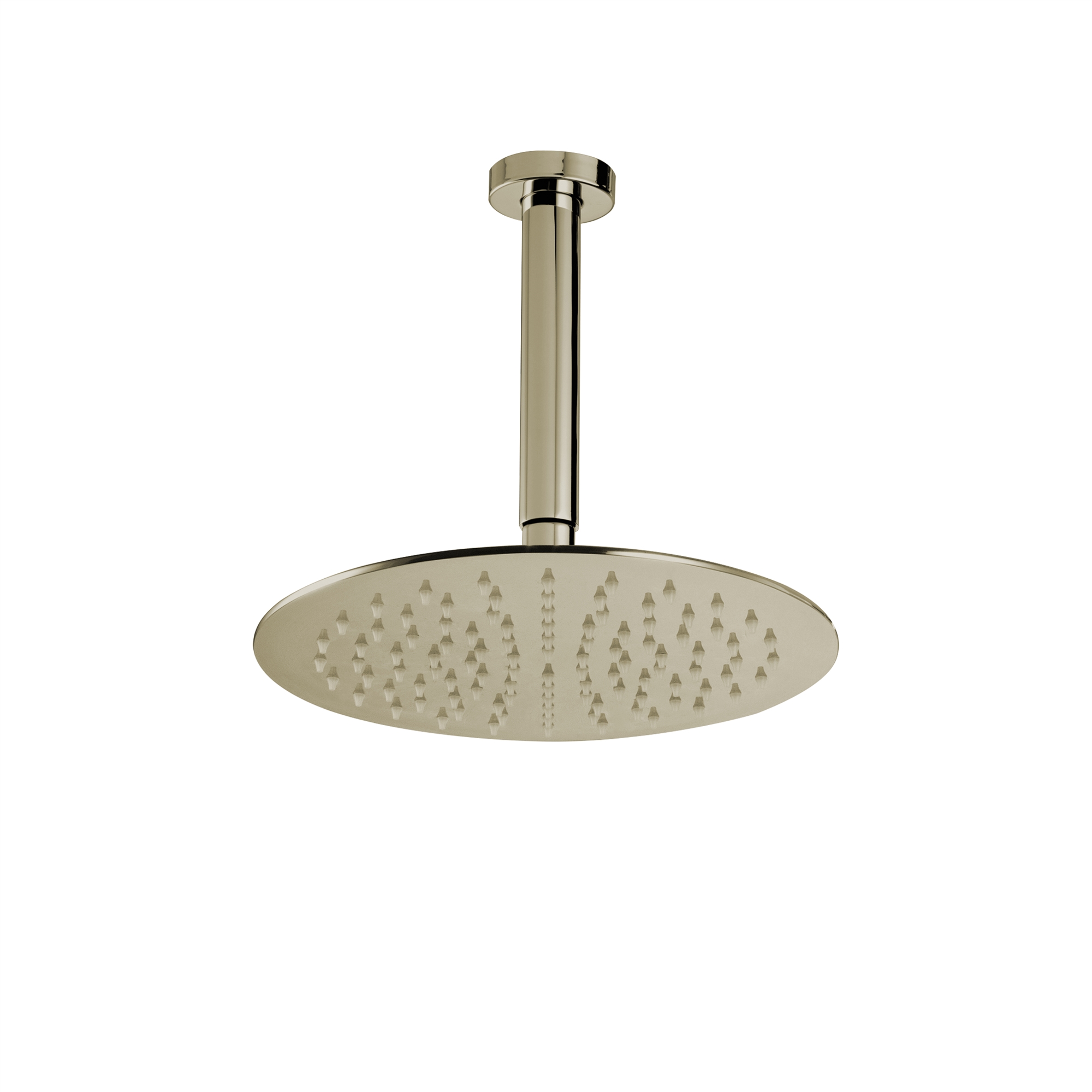 Fontana Champagne Round Shape Shower Set with Mixer | Thermostatic