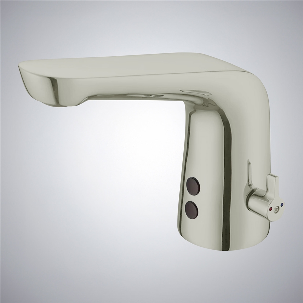 Fontana Castano Brushed Nickel Temperature Control Touchless Faucet