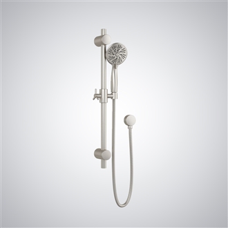 Fontana Neviano Brushed Nickel Adjustable Handheld Shower
