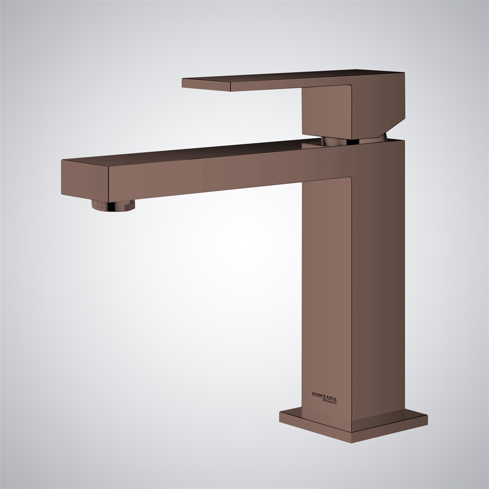 Fontana Caspe Oil Rubbed Bronze Single Handle Deck Mounted Basin Faucet