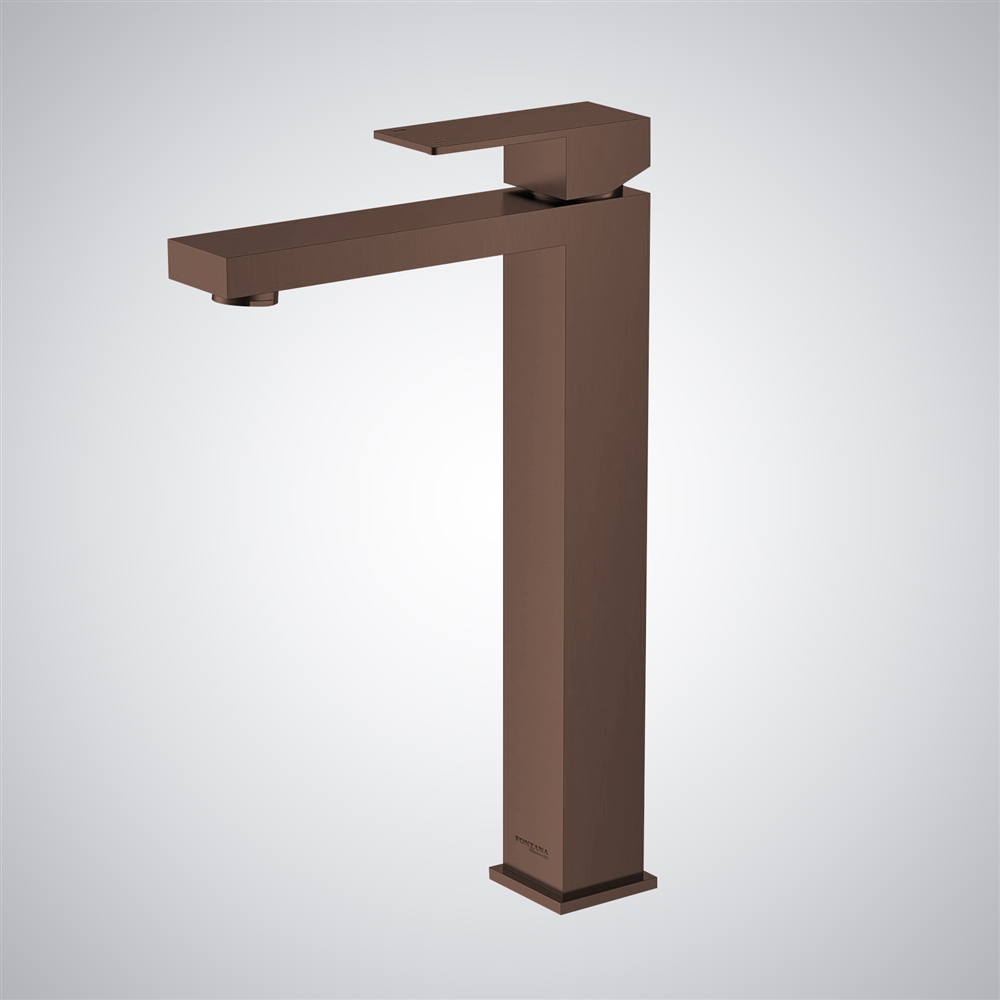 Fontana Fuente Oil Rubbed Bronze Deck Mounted High Basin Faucet