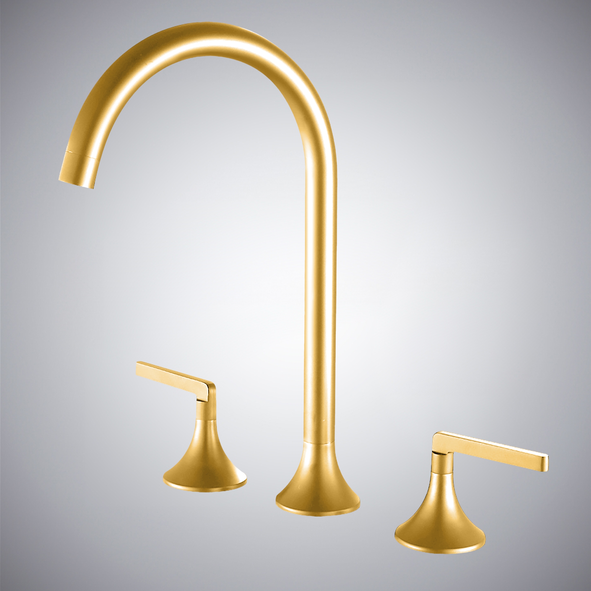 Fontana Palizzi Widespread Gold Faucet