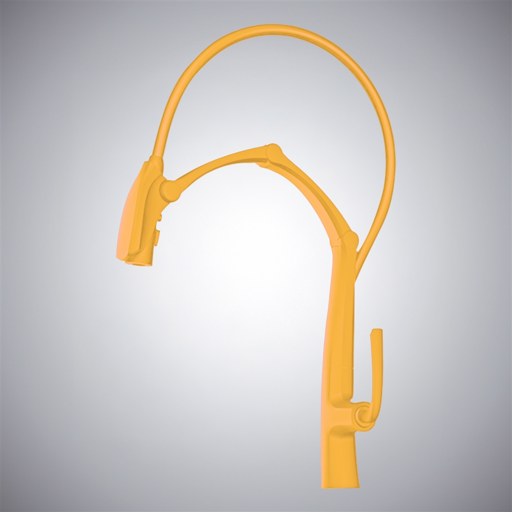 Fontana Mota Gold Sensor Pull-Out Kitchen Single Handle Faucet