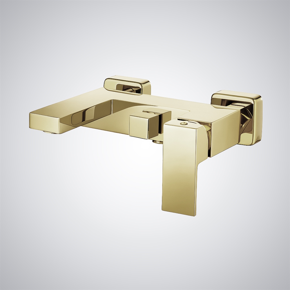 Fontana Portoferraio Champagne Contemporary Brass Bathtub Faucet