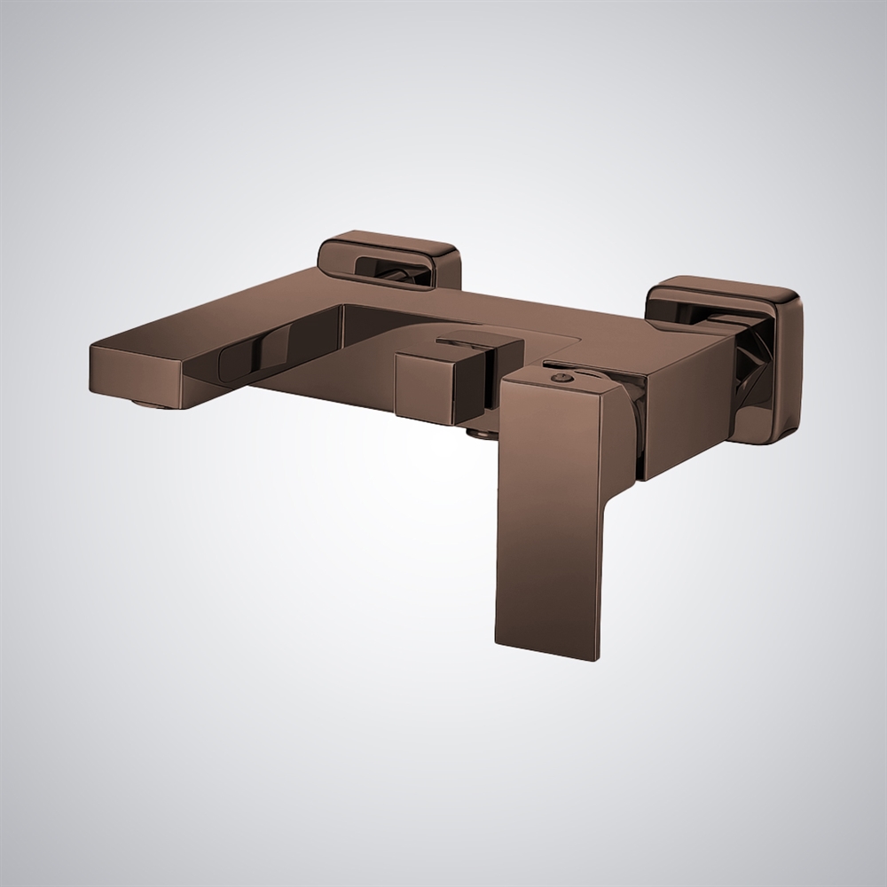 Fontana Portoferraio Oil Rubbed Bronze Luxury Wall Mounted Bathtub Faucet