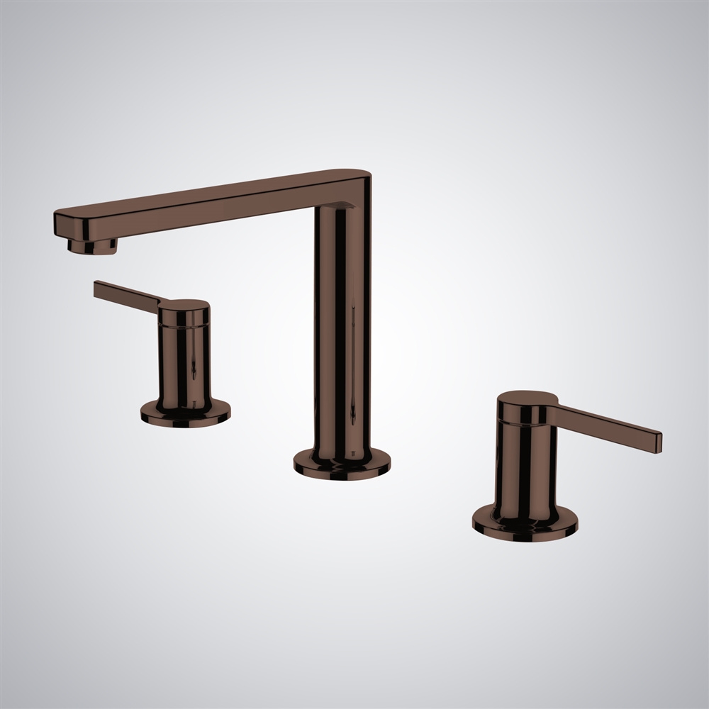 Fontana Seregno Dual Handles Luxury Basin Faucet Oil Rubbed Bronze