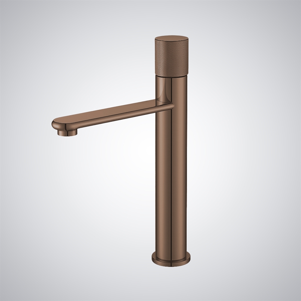Fontana Collegno Oil Rubbed Bronze Luxury Deck-Mounted Brass Basin Faucet