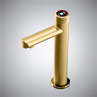Fontana Feltre Brushed Gold Electric Boiling Touchscreen Control Kitchen Faucet