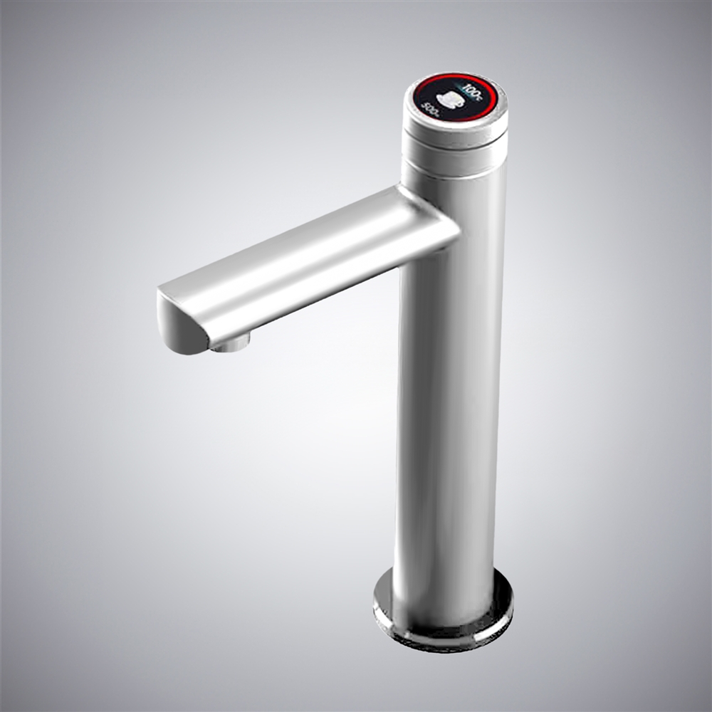 Fontana Feltre Chrome Electric Boiling Touchscreen Control Kitchen Faucet