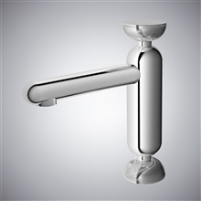 Fontana Luxury Chrome Hot & Cold Knurled Bathroom Mixer Faucet