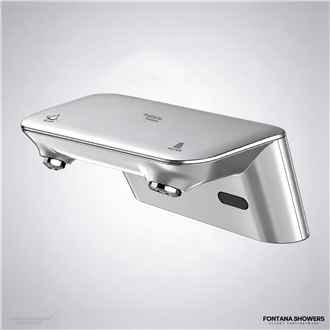 Fontana Sleek Chrome Foam Soap Dispenser â€“ Automatic Sensor Faucet