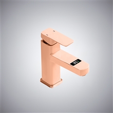 Fontana Recco Rose Gold ouchscreen Temperature Control Bathroom Faucet