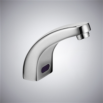 Fontana Frascio Chrome Touchless Automatic Sensor Electric Water Mixer Bathroom Faucet