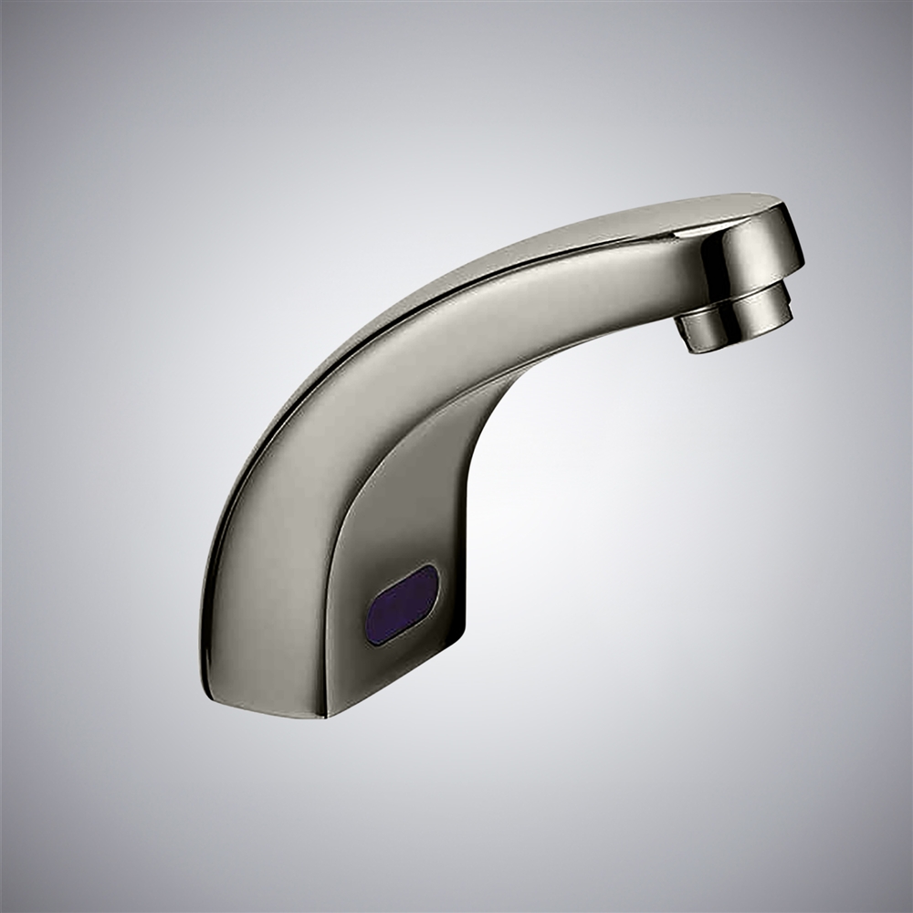 Fontana Frascio Gun Metal GrayTouchless Automatic Sensor Electric Water Mixer Bathroom Faucet