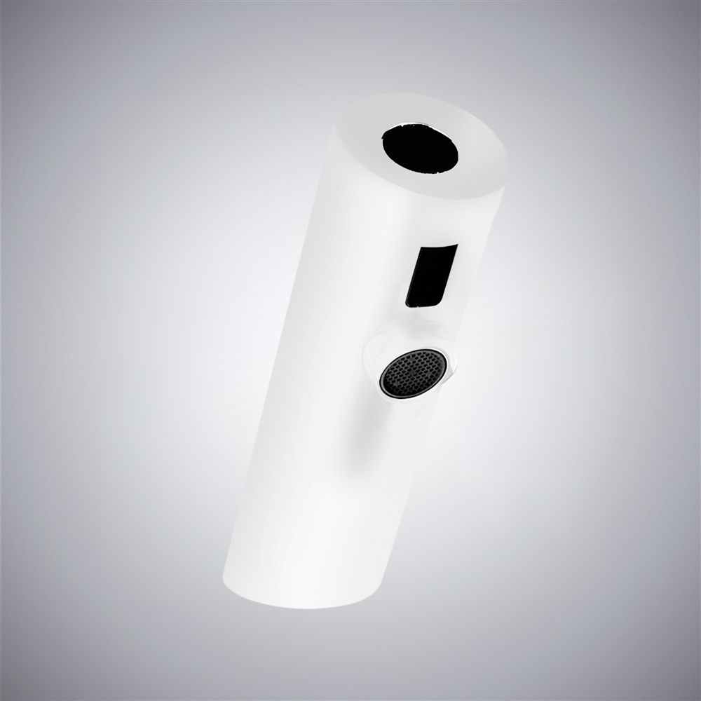 FontanaAuraFlow Matte White Dual Sensor Automatic Touchless Bathroom Faucet