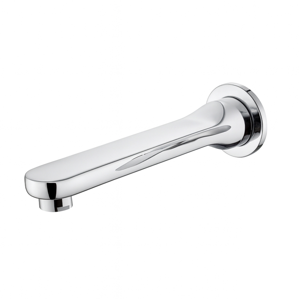 Fontana Domodossola Chrome Wall Mounted Commercial Touchless Sensor Faucet