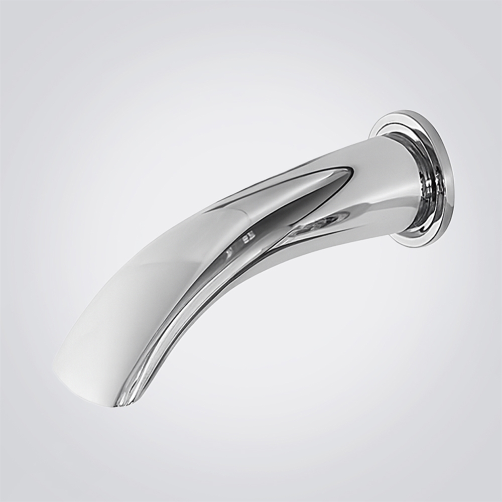 Fontana Busto Chrome Touchless Faucet Wall-Mounted Design