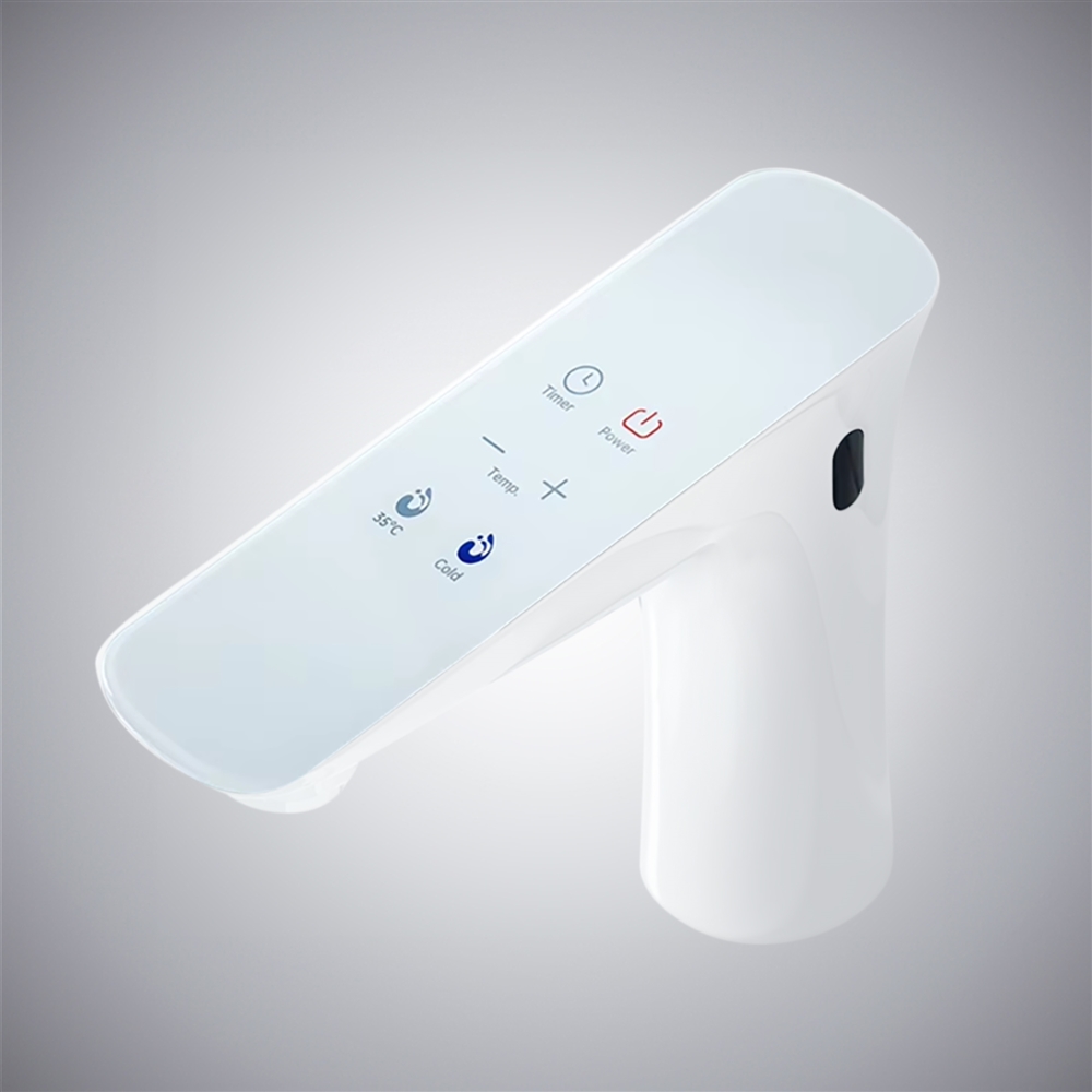 Fontana TouchXcel Matte White Dual Mode Touchless Faucet