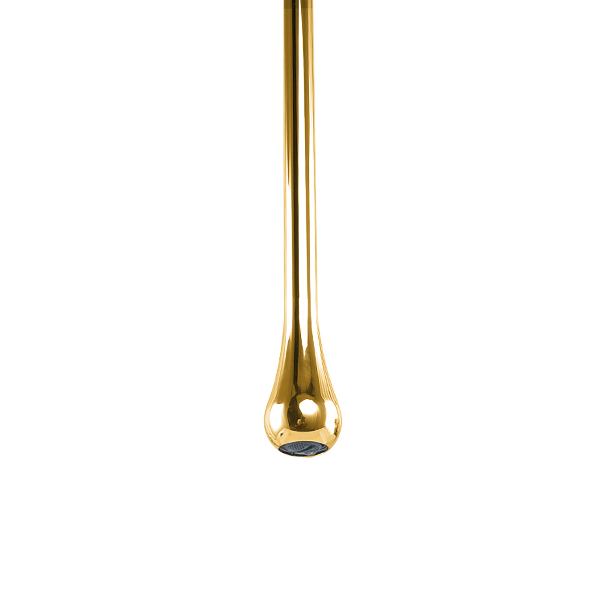 FontanaRainFlow Gold Ceiling Mounted Touchless Faucet