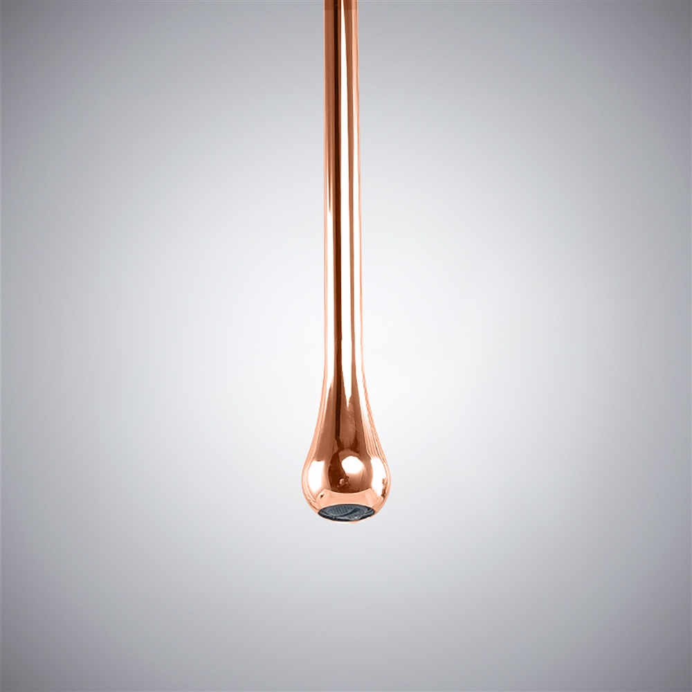 FontanaVortexFlow Rose Gold Ceiling Mounted Touchless Faucet