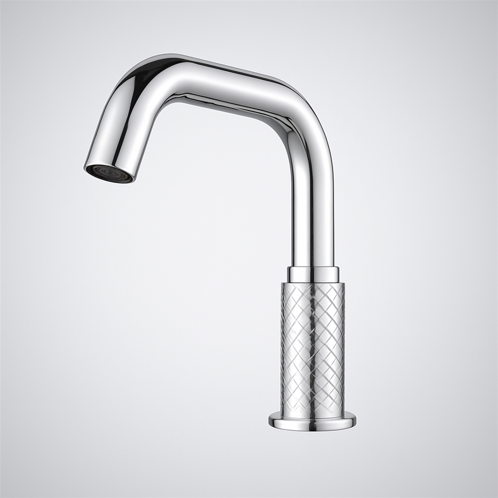 Fontana Porto Viro Chrome Deck-Mounted Touchless Faucet