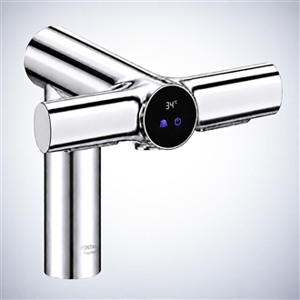Fontana Alange Chrome 2 in 1 Washing and Drying Automatic Sensor Faucet