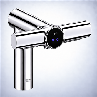 Fontana Alange Chrome 2 in 1 Washing and Drying Automatic Sensor Faucet