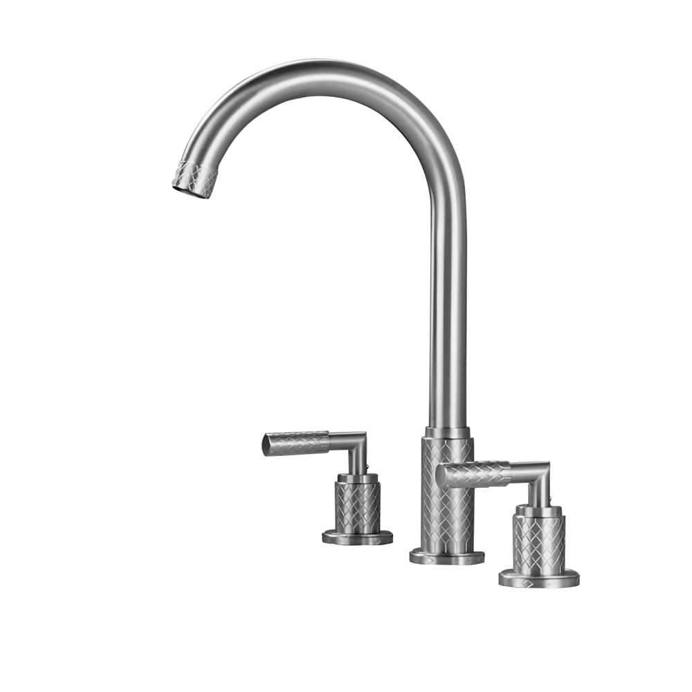 Fontana Marseille  Chrome Dual Handle Bathroom Faucet