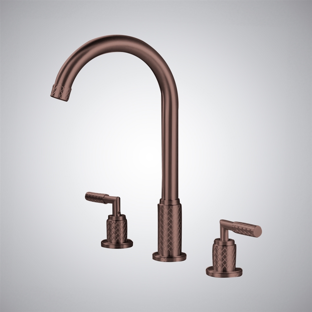 Fontana Marseille Oil Rubbed Bronze Deck Mounted  Bathroom Faucet