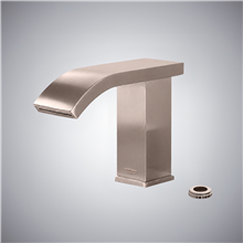 Fontana Gissi Brushed Nickel Touchless Bathroom Faucet with LED