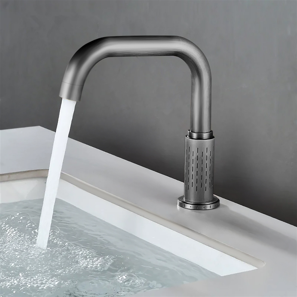Fontana Alba Adriati Deck Mounted Touchless Faucet for One River North Denver luxury residential restrooms