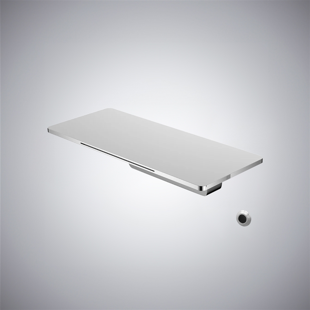 Fontana Novi Ligure Chrome Touchless Wall-Mounted Bathroom Faucet
