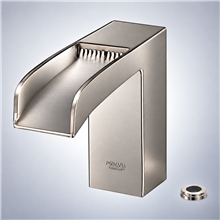 Fontana Cesano Maderno Brush Touchless Deck-Mounted Waterfall Faucet