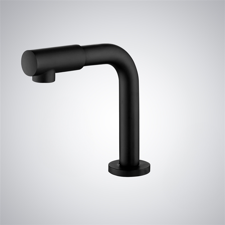 Fontana Grigny Brass Swivel Nozzle Matte Black Touchless Faucet